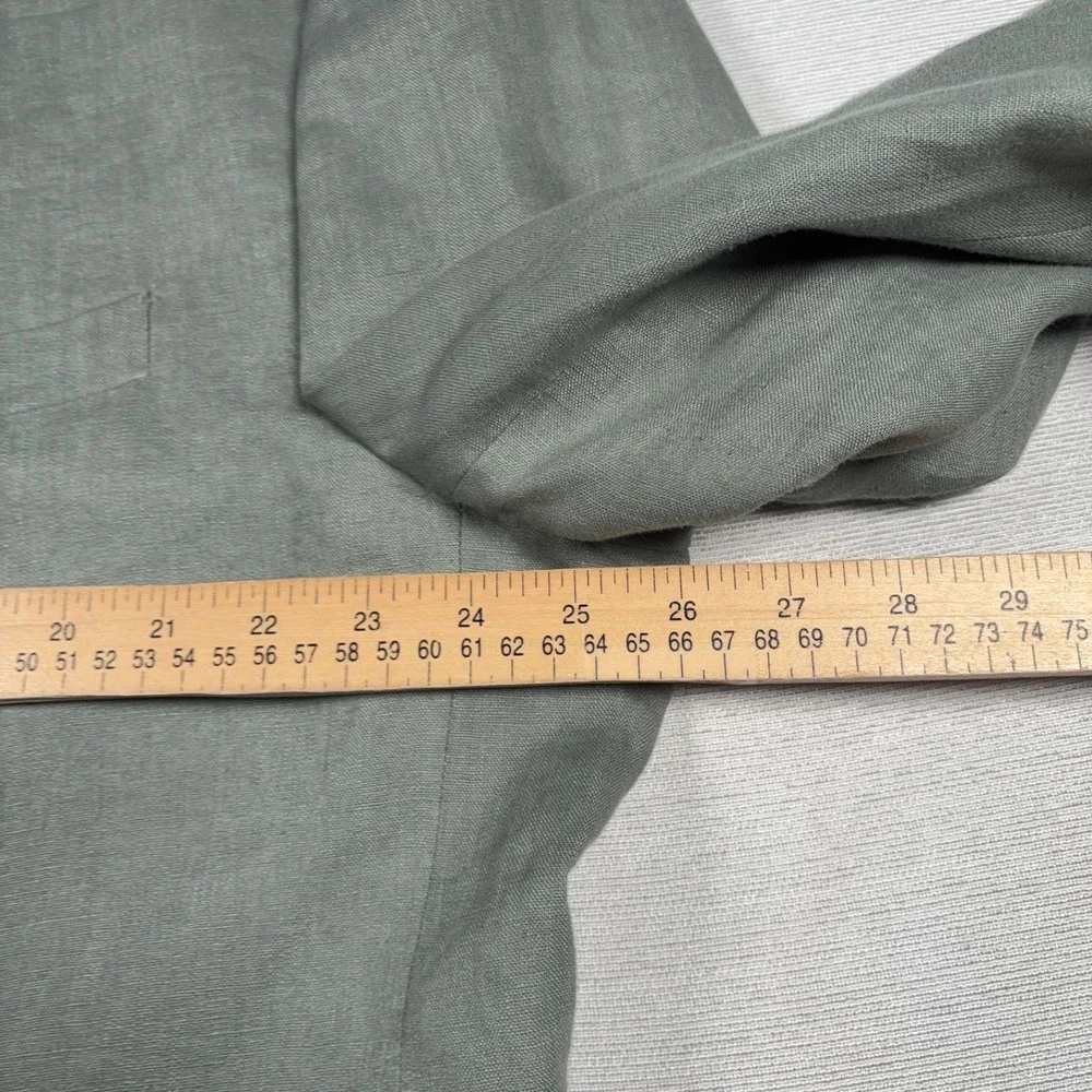 Lauren Ralph Lauren Linen Blazer Mens Size 50L Green Single Vented